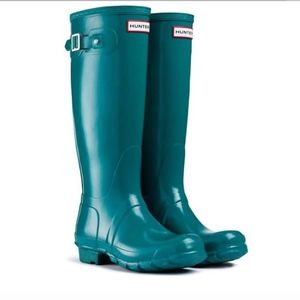 Hunter Rain Boots (Lagoon)